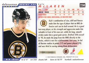 1996-97 Score #258 Kyle McLaren Back