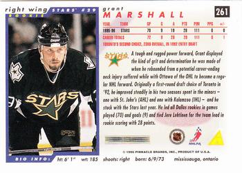 1996-97 Score #261 Grant Marshall Back