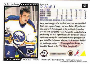 1996-97 Score #59 Jason Dawe Back