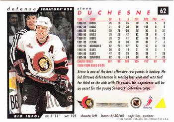 1996-97 Score #62 Steve Duchesne Back
