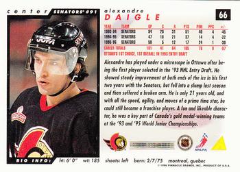 1996-97 Score #66 Alexandre Daigle Back
