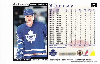 1996-97 Score #75 Larry Murphy Back