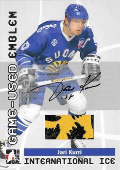 2006-07 In The Game Used International Ice - Emblem Autographs #GUE-29 Jari Kurri  Front