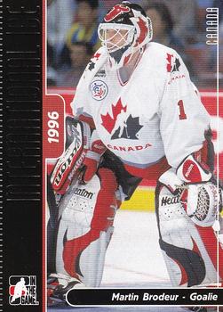 2006-07 In The Game Used International Ice - Gold #28 Martin Brodeur  Front