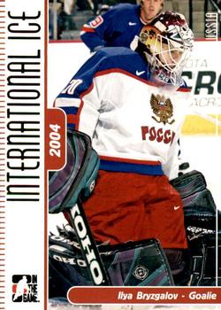 2006-07 In The Game Used International Ice - Gold #29 Ilya Bryzgalov  Front