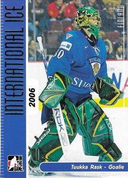 2006-07 In The Game Used International Ice - Gold #54 Tuukka Rask  Front