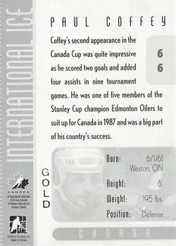 2006-07 In The Game Used International Ice - Gold #66 Paul Coffey  Back