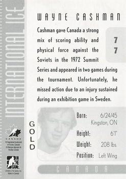 2006-07 In The Game Used International Ice - Gold #77 Wayne Cashman  Back