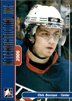 2006-07 In The Game Used International Ice - Gold #152 Chris Bourque  Front