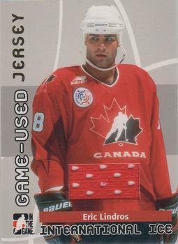 2006-07 In The Game Used International Ice - Jerseys Gold #GUJ-36 Eric Lindros  Front