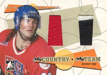 2006-07 In The Game Used International Ice - My Country, My Team Gold #MC-02 Jaromir Jagr  Front