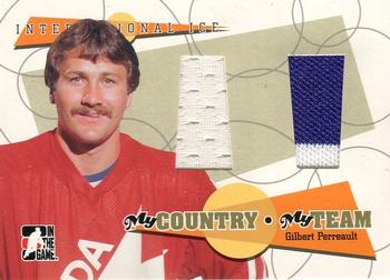 2006-07 In The Game Used International Ice - My Country, My Team Gold #MC-08 Gilbert Perreault  Front