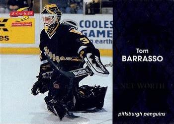 1996-97 Score - Net Worth #12 Tom Barrasso Front