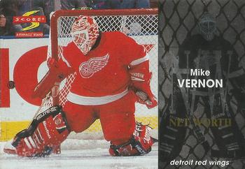 1996-97 Score - Net Worth #14 Mike Vernon Front