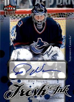2006-07 Ultra - Fresh Ink #I-MN Mika Noronen  Front