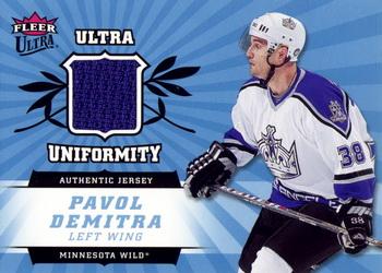 2006-07 Ultra - Ultra Uniformity #U-DE Pavol Demitra  Front