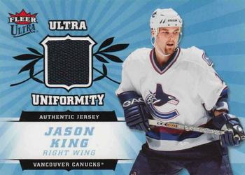 2006-07 Ultra - Ultra Uniformity #U-JK Jason King  Front