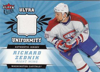 2006-07 Ultra - Ultra Uniformity #U-RZ Richard Zednik  Front