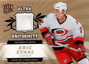 2006-07 Ultra - Uniformity Patches #UP-ES Eric Staal  Front