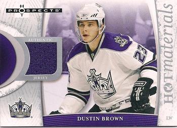 2007-08 Fleer Hot Prospects - Hot Materials #HM-DB Dustin Brown  Front