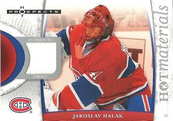 2007-08 Fleer Hot Prospects - Hot Materials #HM-JH Jaroslav Halak  Front