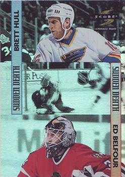1996-97 Score Hockey Sudden Death Roenick/Osgood #5 NM/MT BLACKHAWKS/RED  WINGS