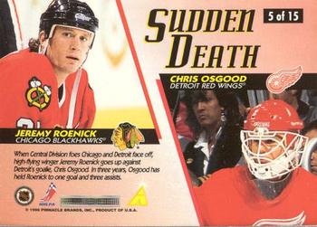 1996-97 Score - Sudden Death #5 Curtis Osgood / Jeremy Roenick Back