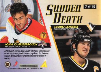 1996-97 Score - Sudden Death #7 John Vanbiesbrouck / Mario Lemieux Back