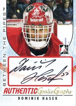 2007-08 In The Game Between the Pipes - Autographs #A-DH Dominik Hasek Front