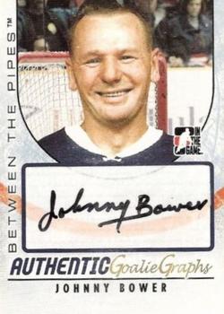 2007-08 In The Game Between the Pipes - Autographs #A-JB Johnny Bower Front