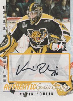 2007-08 In The Game Between the Pipes - Autographs #A-KP Kevin Poulin  Front