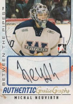 2007-08 In The Game Between the Pipes - Autographs #A-MN Michal Neuvirth  Front