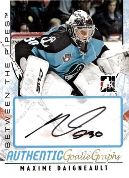 2007-08 In The Game Between the Pipes - Autographs #A-MDA Maxime Daigneault  Front