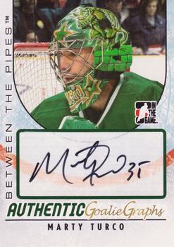 2007-08 In The Game Between the Pipes - Autographs #A-MT Marty Turco Front