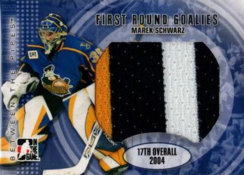 2007-08 In The Game Between the Pipes - First Round Goalies Jerseys #FRG-06 Marek Schwarz  Front