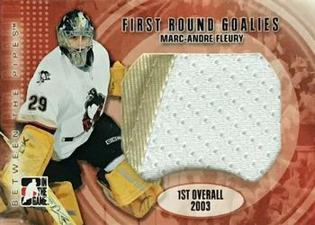 2007-08 In The Game Between the Pipes - First Round Goalies Jerseys #FRG-09 Marc-Andre Fleury  Front