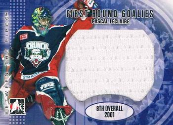 2007-08 In The Game Between the Pipes - First Round Goalies Jerseys #FRG-14 Pascal Leclaire  Front