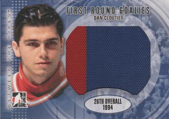 2007-08 In The Game Between the Pipes - First Round Goalies Jerseys #FRG-15 Dan Cloutier  Front