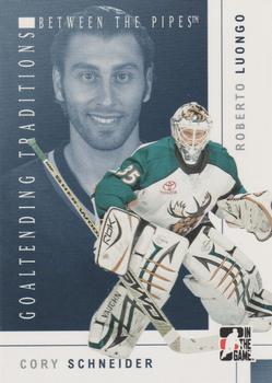 2007-08 In The Game Between the Pipes - Goaltending Traditions #GT-07 Cory Schneider / Roberto Luongo  Front