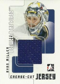 2007-08 In The Game Between the Pipes - Jerseys #CCJ-38 Ryan Miller  Front