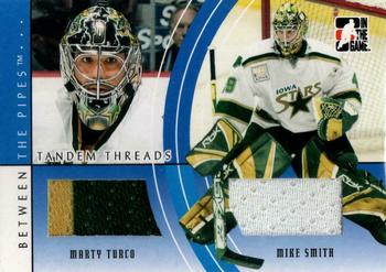 2007-08 In The Game Between the Pipes - Tandem Threads #TT-10 Marty Turco / Mike Smith  Front