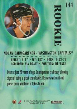 1996-97 SkyBox Impact #144 Nolan Baumgartner Back
