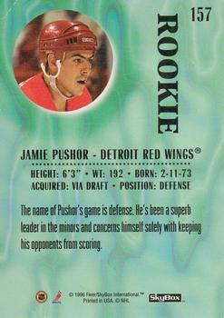 1996-97 SkyBox Impact #157 Jamie Pushor Back