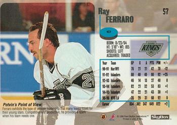 1996-97 SkyBox Impact #57 Ray Ferraro Back