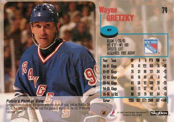 1996-97 SkyBox Impact #79 Wayne Gretzky Back