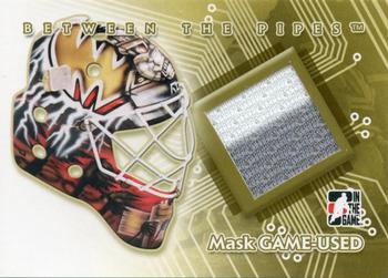 2007-08 In The Game Between the Pipes - Mask Game-Used #MGU-05 J-S Giguere Front