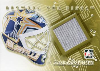 2007-08 In The Game Between the Pipes - Mask Game-Used #MGU-11 Chris Mason  Front