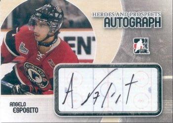 2007-08 In The Game Heroes and Prospects - Autographs #A-AE Angelo Esposito  Front