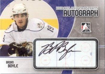 2007-08 In The Game Heroes and Prospects - Autographs #A-BB Brian Boyle  Front