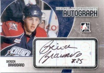 2007-08 In The Game Heroes and Prospects - Autographs #A-DB1 Derick Brassard  Front